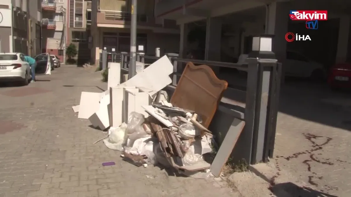 Kaldırılmayan molozlar, cinayete sebep oldu