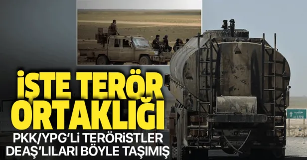 PKK/YPG’li teröristler DEAŞ’lıları böyle kaçırmış! İşte terör ortaklığı