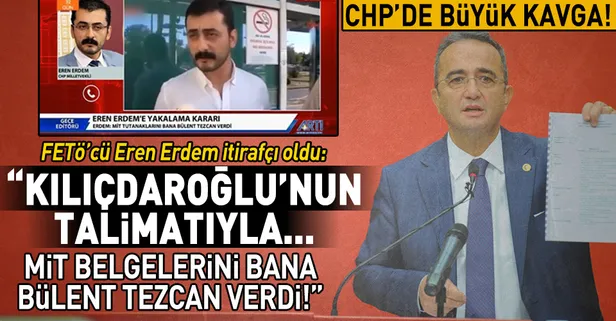 Eren Erdemden şok itiraf: Belgeleri bana Bülent Tezcan verdi
