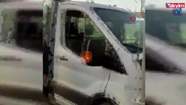 Son dakika: İstanbul'da film çekimine giden karavan zincirleme trafik kazasına neden oldu