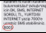 Hiç kimse bilmiyordu! SMSlerin sonundaki ‘B001’ kodu bakın ne anlama geliyormuş! B001, B002 ve B003 kodlarının anlamı...
