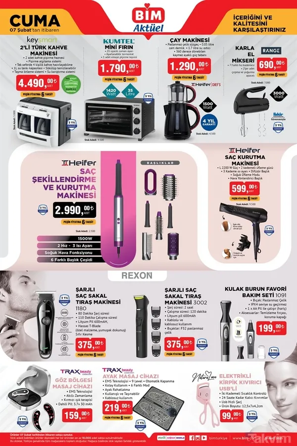 4-7 Şubat 2025 BİM aktüel kataloğu: Tencere, kahvaltı, bardak setinde çeyiz indirimi - 7