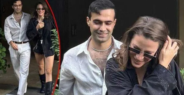 Aşk pozu verdiler! Serenay Sarıkaya ve Mert Demir'den reklam aşkı iddiasına kahkahalı yanıt