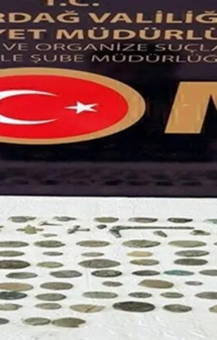 Tekirdağ'da 117 tarihi eser ele geçirildi