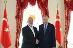 Başkan Erdoğan - Hamas Siyasi Büro Başkanı İsmail Heniyye görüşmesi sona erdi!