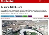 Şehir hastaneleri CHP yandaşı Cumhuriyet gazetesinde hazımsızlık yaptı
