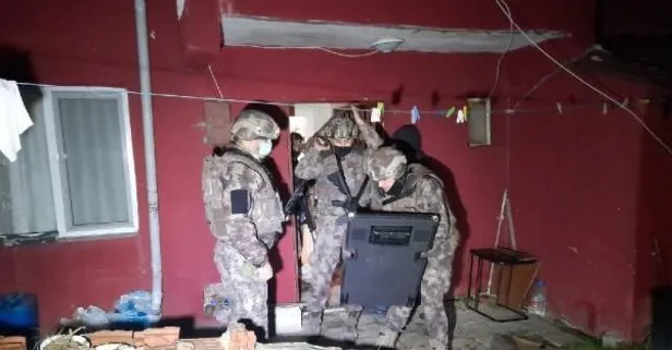 Zehir tacirlerine şafak baskını!