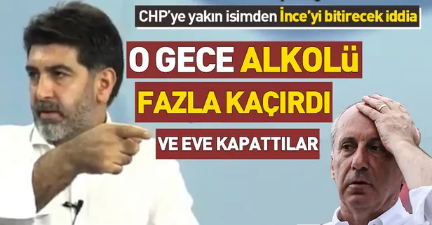 Gültekin, İnce'nin seçim gecesi çok alkol aldığı için televizyon karşısına çıkamadığını iddia etti