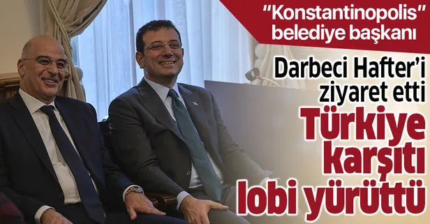 Hafter destekçisi Yunan Bakan, İmamoğlu'nu "Konstantinopol'un Belediye Başkanı" diye anons etti!