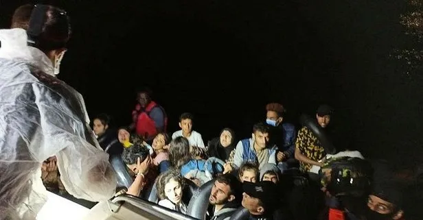 Son dakika: Türk kara sularına itilen 43 sığınmacı kurtarıldı