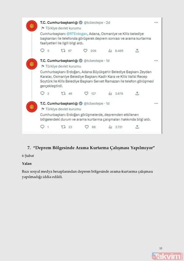 Felaket tellalları! Sosyal medyada paylaşılan yalanlar ve gerçekler - 20