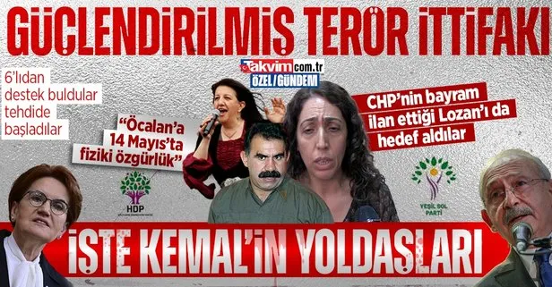 6’lı ile ittifakı resmileşen HDP Öcalan’a 14 Mayıs’ta fiziki özgürlük vaatlerine başladı! Kılıçdaroğlu ve Lozan...
