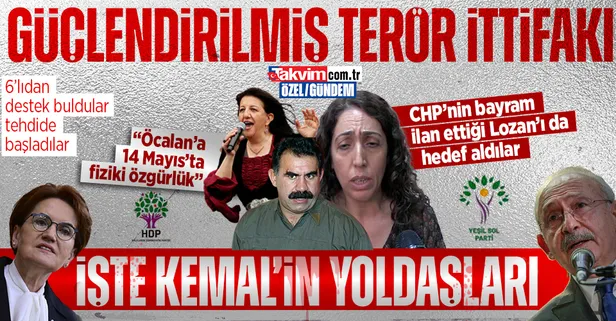 6'lı ile ittifakı resmileşen HDP "Öcalan'a 14 Mayıs'ta fiziki özgürlük" vaatlerine başladı! Kılıçdaroğlu ve Lozan...