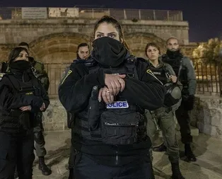İsrail polisinden Mescid-i Aksaya gece baskını