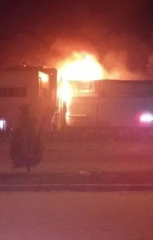 Son dakika: Aydın'da fabrika yangını