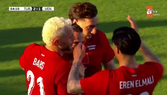 Venezuela 1-2 Türkiye | GOL Yunus Akgün
