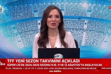 TFF yeni sezon takvimini açıkladı