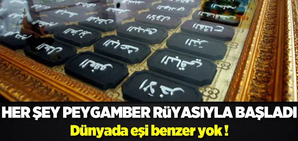 Eşi benzeri olmayan bir tablo yaptı