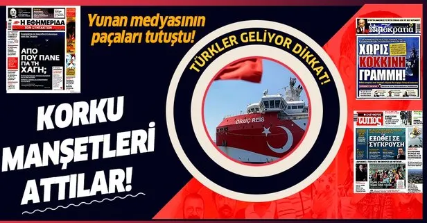 Yunan medyasının paçaları tutuştu! Korku manşetleri attılar...