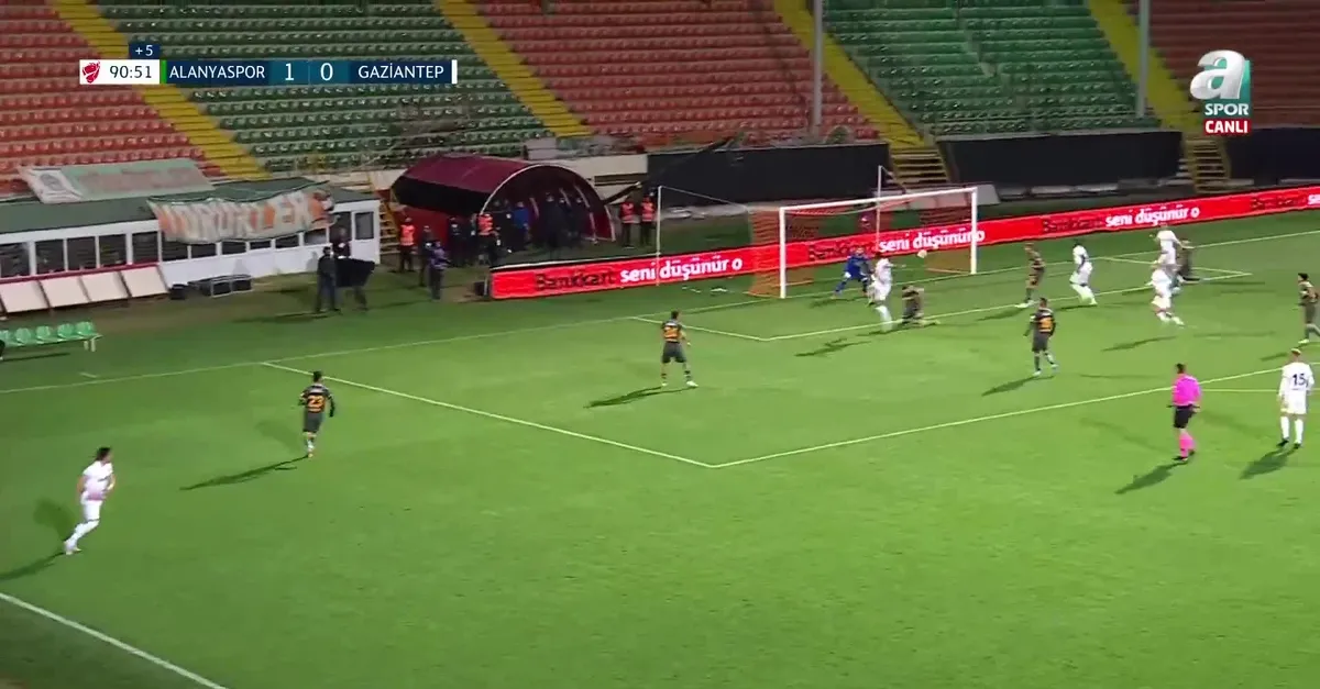 Alanyaspor 2-1 Gaziantep FK MAÇ ÖZETİ