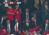 Başkan Erdoğan gole böyle sevindi! Türkiye - Andorra...