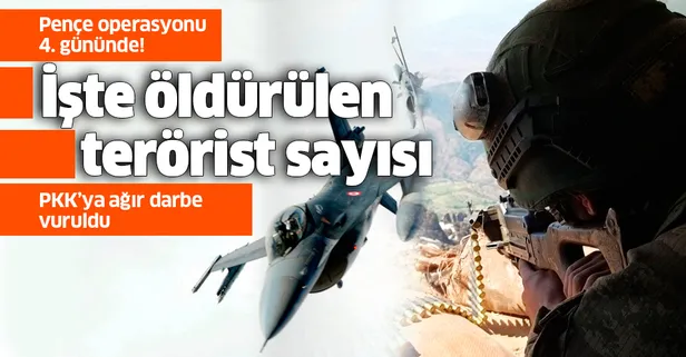 Son dakika haberi: Pençe Harekâtı 4. gününde! Etkisiz hale getirilen terörist sayısı 22'ye yükseldi