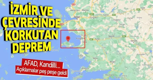Son dakika: 4 Aralık İzmir ve çevresinde deprem | Kandilli son depremler
