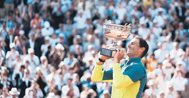 Fransa’da şampiyon 14. kez Nadal