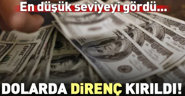 Dolarda direnç kırıldı!