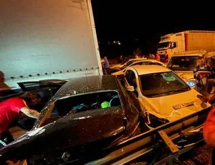 Samsun’da 23 aracın karıştığı kazada  9 kişi yaralandı