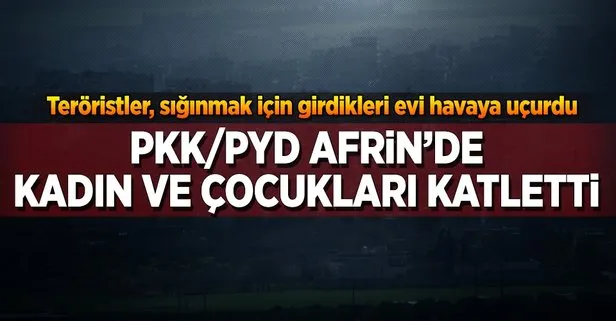 PYD/PKK kadın ve çocukları katletti