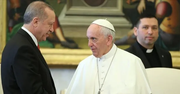 Başkan Erdoğan Papa Fransuva ile görüştü: Gazze masada çözüm Kudüs'te
