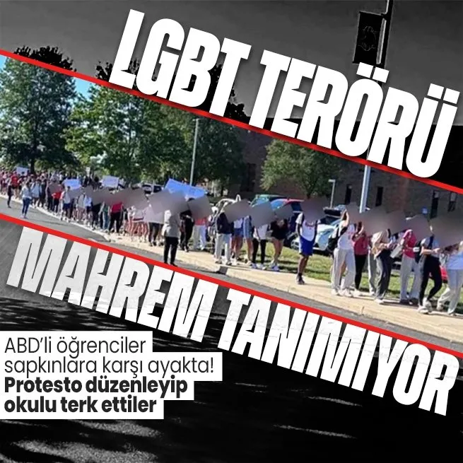 Pensilvanya’da lise öğrencileri LGBT terörüne karşı birleşti: Sapkınlar için tuvalet kuralını protesto edip okulu terk ettiler