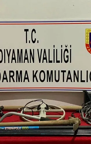Adıyaman'da kaçak kazı operasyonu: 4 gözaltı