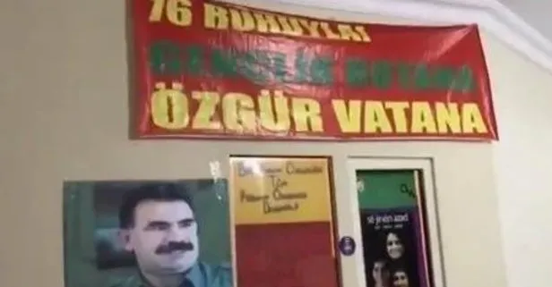 HDP binasında terör örgütü elebaşının posterinin asılmasına ilişkin davada karar