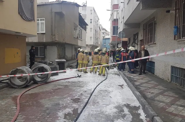 İstanbul'da korkutan doğalgaz patlaması!