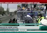 Beşiktaş - Fenerbahçe derbisi öncesi heyecan dorukta! Fenerbahçe taraftarı Vodafone Park'a doğru yola çıktı