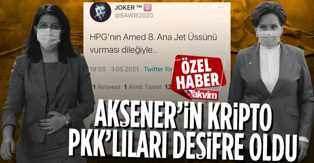 Meral Akşener'in kripto PKK'lıları bir bir deşifre oldu! Diyarbakır'daki 8. Ana Jet Üs Komutanlığını hedef göstermişler