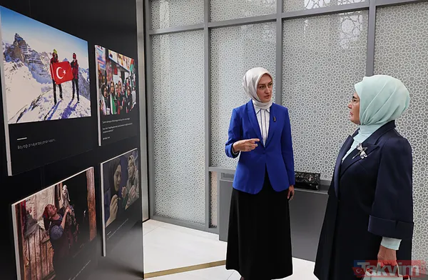 Başkan Erdoğan ve eşi Emine Erdoğan New York'ta KADEM'in fotoğraf sergisini gezdi - 4