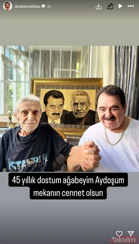 Aydemir Akbaş’a ünlüler böyle veda etti: “Bu dünyadan onurlu bir Aydemir Akbaş geçti” Ebru Gündeş, İbrahim Tatlıses, Mehmet Ali Erbil... - 4