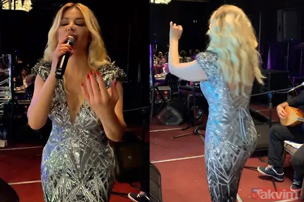 Songül Karlı vücudunu saran derin göğüs dekolteli elbisesiyle şov yaptı! ‘Yanıyorum bir Sivaslı uğruna’ deyip kıvırdı ortalık yıkıldı - 8