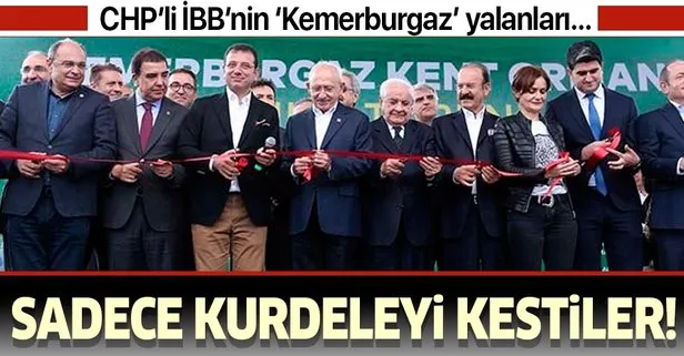 CHP’li Ekrem İmamoğlu yine AK Parti’nin projesine çöktü! İşte Kemerburgaz Kent Ormanı gerçeği...