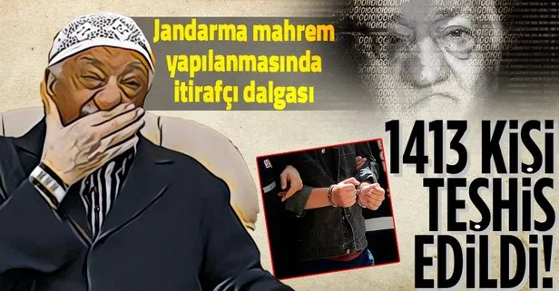 FETÖ’nün jandarma mahrem yapılanması soruşturmasında itirafçı olan 27 şüpheli 1413 kişiyi teşhis etti