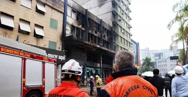 Brezilya’da yangın faciası! Evsizlerin kaldığı o binada korkunç detay: En az 10 ölü