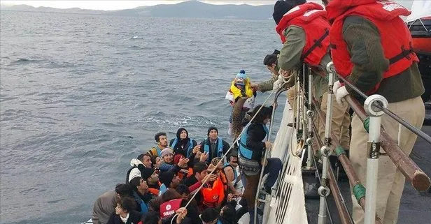 Muğla’da üç lastik botta 63 düzensiz göçmen yakalandı