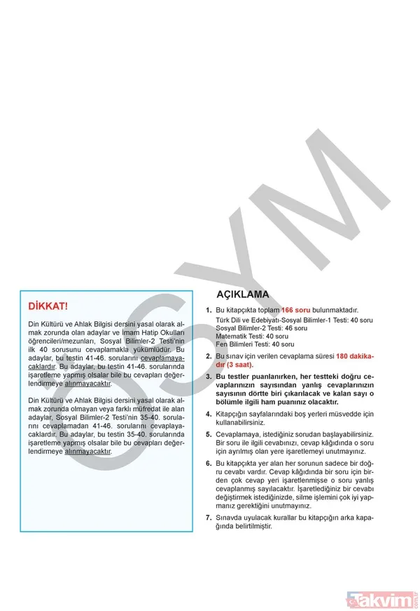 2019 YKS AYT soruları ve cevapları yayınlandı! İşte AYT soru ve cevap anahtarı... - 3