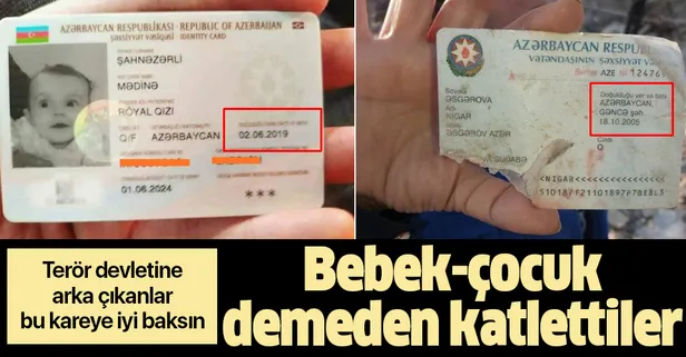 İşgalci Ermenistan'ın saldırısında bebek ve çocuklar da hayatını kaybetti!