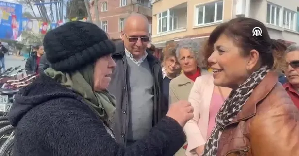 DEM Parti İBB Başkan adayı Meral Danış Beştaş'a Heybeliada'da terör örgütü PKK tepkisi: "Allah onların acılarını içinize versin ki aklınız başınıza gelsin"