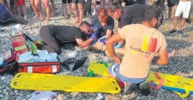 Antalya’da falezlerden denize atlayan genç ağır yaralandı