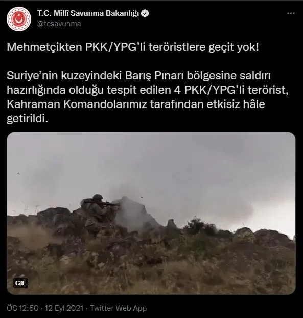 SON DAKİKA: Terör örgütü PKK'ya darbe: 4 terörist etkisiz hale getirildi-1